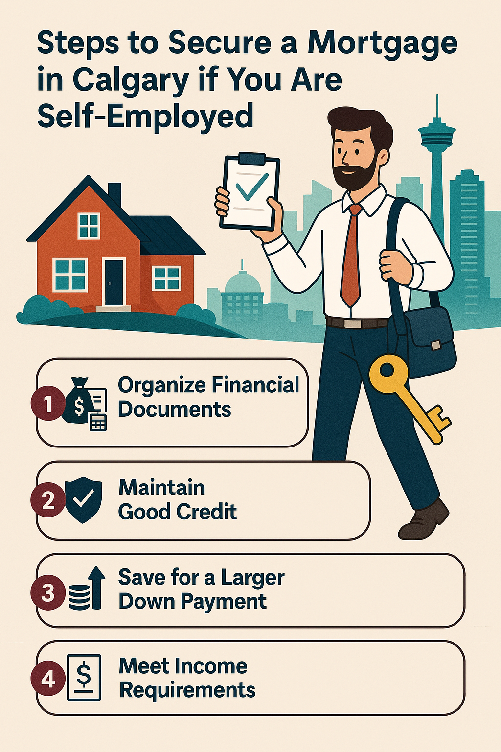 Steps to Secure a Mortgage in Calgary if you are Self-Employed