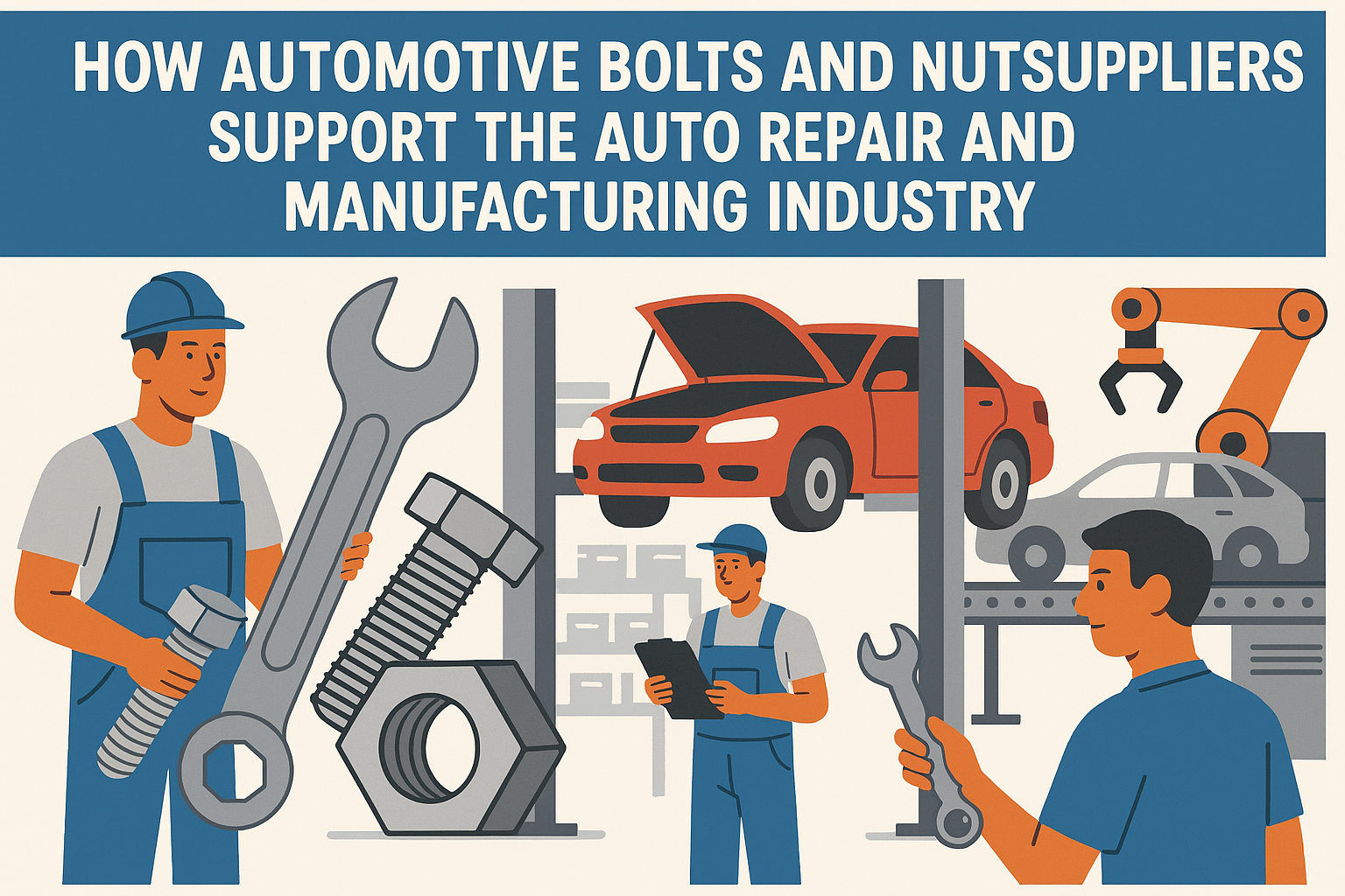 How Automotive Bolts and Nuts Suppliers Support the Auto Repair and Manufacturing Industry